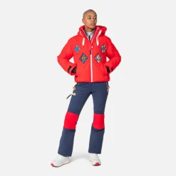Rossignol Vestes De Ski|Softshell Et Vestes Légères<Bomber de ski matelass&eacute; femme JCC窶 Red