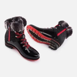 Rossignol Bottines<Bottes 1907 Meg&egrave;ve Noires Brillantes Femme Shiny Black
