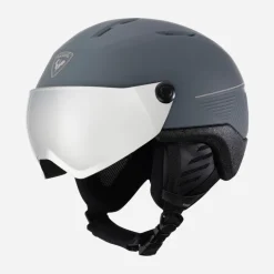 Rossignol Casques Et Protections|Casques Et Protections<Casque de ski Fit Visor IMPACTS &agrave; visi&egrave;re photochromique Gris Grey