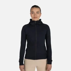 Rossignol Vêtements|Hauts Et T-shirts<Couche interm&eacute;diaire &agrave; capuche pour femme Black