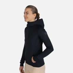 Rossignol Vêtements|Hauts Et T-shirts<Couche interm&eacute;diaire &agrave; capuche pour femme Black