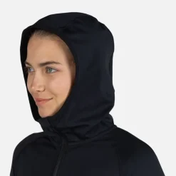 Rossignol Vêtements|Hauts Et T-shirts<Couche interm&eacute;diaire &agrave; capuche pour femme Black