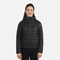 Rossignol Doudounes Et Parkas|Softshell Et Vestes Légères<Doudoune &agrave; capuche isol&eacute;e Femme Black