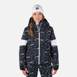 Rossignol Vestes De Ski|Vestes De Ski Et Snowboard<Doudoune de ski imprim&eacute;e femme Wispile Black