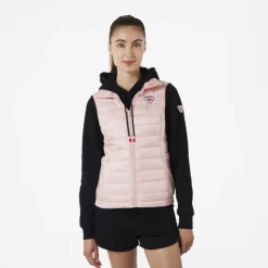 Rossignol Doudounes Et Parkas|Softshell Et Vestes Légères<Doudoune l&eacute;g&egrave;re sans manches pour femme Powder Pink