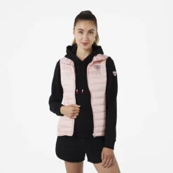 Rossignol Doudounes Et Parkas|Softshell Et Vestes Légères<Doudoune l&eacute;g&egrave;re sans manches pour femme Powder Pink