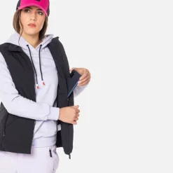Rossignol Sous-vêtements Techniques Et Midlayers|Sous-vêtements Techniques Et Midlayers<Gilet Opside L&eacute;g&egrave;re Femme Black