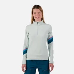 Rossignol Sous-vêtements Techniques Et Midlayers|Sous-vêtements Techniques Et Midlayers<Haut en polaire &agrave; demi-zip femme Strawpile Steam