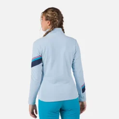 Rossignol Sous-vêtements Techniques Et Midlayers|Sous-vêtements Techniques Et Midlayers<Haut en polaire &agrave; demi-zip femme Strawpile Glacier