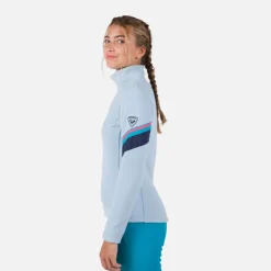 Rossignol Sous-vêtements Techniques Et Midlayers|Sous-vêtements Techniques Et Midlayers<Haut en polaire &agrave; demi-zip femme Strawpile Glacier