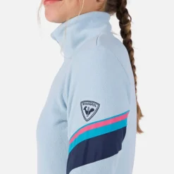 Rossignol Sous-vêtements Techniques Et Midlayers|Sous-vêtements Techniques Et Midlayers<Haut en polaire &agrave; demi-zip femme Strawpile Glacier