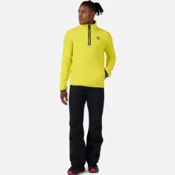 Rossignol Sous-vêtements Techniques Et Midlayers|Sous-vêtements Techniques Et Midlayers<Haut en polaire &agrave; demi-zip homme Strawpile Fresh Green