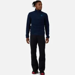 Rossignol Sous-vêtements Techniques Et Midlayers|Sous-vêtements Techniques Et Midlayers<Haut en polaire &agrave; demi-zip homme Strawpile Dark Navy
