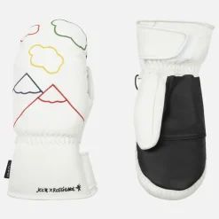 Rossignol Accessoires|Accessoires<Moufles de ski en cuir femme JCC Sublime IMP'R White