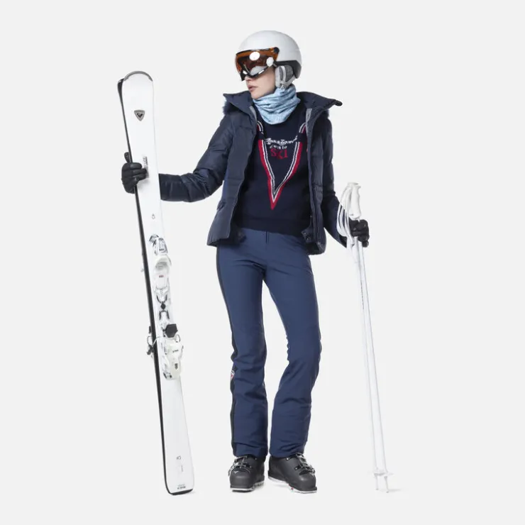 Rossignol Pantalons De Ski|Pantalons De Ski<Pantalon de ski Resort Softshell femme Dark Navy