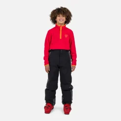 Rossignol Sous-vêtements Techniques Et Midlayers|Sous-vêtements Techniques Et Midlayers<Polaire &agrave; demi-zip enfant Strawpile Sports Red
