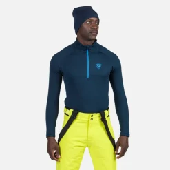 Rossignol Sous-vêtements Techniques Et Midlayers|Sous-vêtements Techniques Et Midlayers<Polaire &agrave; demi-zip homme Blackside Dark Navy