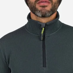 Rossignol Sous-vêtements Techniques Et Midlayers|Sous-vêtements Techniques Et Midlayers<Polaire &agrave; demi-zip homme Cieloalto Onyx Grey