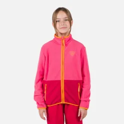 Rossignol Sous-vêtements Techniques Et Midlayers|Sous-vêtements Techniques Et Midlayers<Polaire zipp&eacute;e enfant Strawpile Tea Rose
