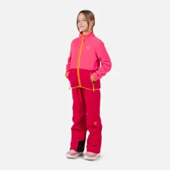 Rossignol Sous-vêtements Techniques Et Midlayers|Sous-vêtements Techniques Et Midlayers<Polaire zipp&eacute;e enfant Strawpile Tea Rose
