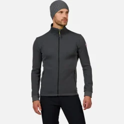 Rossignol Sous-vêtements Techniques Et Midlayers|Sous-vêtements Techniques Et Midlayers<Polaire zipp&eacute;e homme Cieloalto Onyx Grey