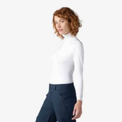 Rossignol Sous-vêtements Techniques Et Midlayers|Sous-vêtements Techniques Et Midlayers<Premi&egrave;re couche demi-zip Classique femme White