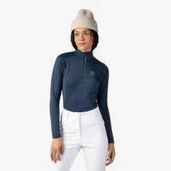 Rossignol Sous-vêtements Techniques Et Midlayers|Sous-vêtements Techniques Et Midlayers<Premi&egrave;re couche demi-zip Classique femme Dark Navy