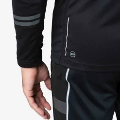 Rossignol Sous-vêtements Techniques Et Midlayers|Sous-vêtements Techniques Et Midlayers<Premi&egrave;re couche demi-zip Poursuite homme Black