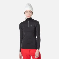 Rossignol Sous-vêtements Techniques Et Midlayers|Sous-vêtements Techniques Et Midlayers<Premi&egrave;re couche demi-zip Classique femme Black