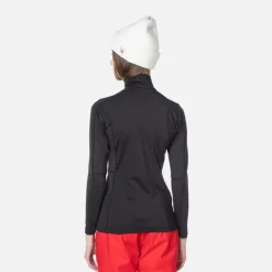Rossignol Sous-vêtements Techniques Et Midlayers|Sous-vêtements Techniques Et Midlayers<Premi&egrave;re couche demi-zip Classique femme Black