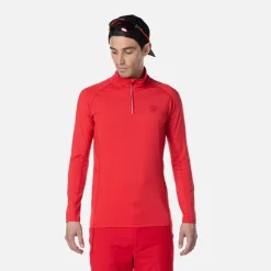 Rossignol Sous-vêtements Techniques Et Midlayers|Sous-vêtements Techniques Et Midlayers<Premi&egrave;re couche demi-zip Classique homme Sports Red
