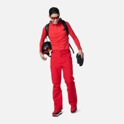 Rossignol Sous-vêtements Techniques Et Midlayers|Sous-vêtements Techniques Et Midlayers<Premi&egrave;re couche demi-zip Classique homme Sports Red