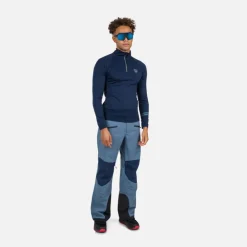 Rossignol Sous-vêtements Techniques Et Midlayers|Sous-vêtements Techniques Et Midlayers<Premi&egrave;re couche demi-zip Poursuite homme Dark Navy