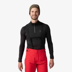 Rossignol Sous-vêtements Techniques Et Midlayers|Sous-vêtements Techniques Et Midlayers<Premi&egrave;re couche demi-zip Classique homme Black