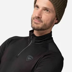 Rossignol Sous-vêtements Techniques Et Midlayers|Sous-vêtements Techniques Et Midlayers<Premi&egrave;re couche demi-zip Classique homme Black