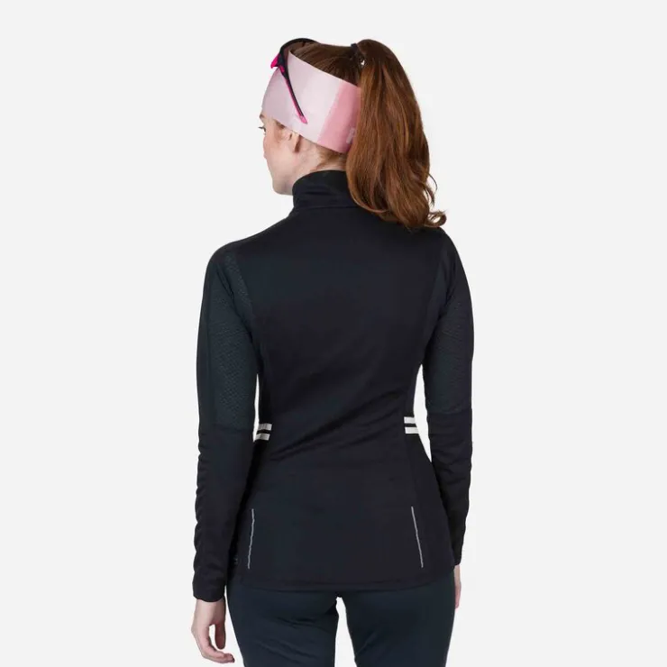 Rossignol Sous-vêtements Techniques Et Midlayers|Sous-vêtements Techniques Et Midlayers<Première couche demi-zip Poursuite femme Black