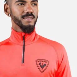 Rossignol Sous-vêtements Techniques Et Midlayers|Sous-vêtements Techniques Et Midlayers<Sous-pull &agrave; demi-zip homme Hero Classique Neon Red