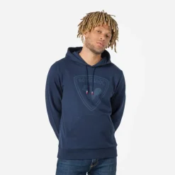 Rossignol Pulls Et Sweats<Sweat &agrave; capuche molletonn&eacute; Logo Homme Dark Navy