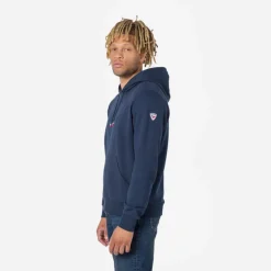 Rossignol Pulls Et Sweats<Sweat &agrave; capuche molletonn&eacute; Logo Homme Dark Navy