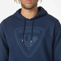 Rossignol Pulls Et Sweats<Sweat &agrave; capuche molletonn&eacute; Logo Homme Dark Navy