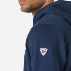 Rossignol Pulls Et Sweats<Sweat &agrave; capuche molletonn&eacute; Logo Homme Dark Navy