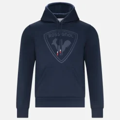 Rossignol Pulls Et Sweats<Sweat &agrave; capuche molletonn&eacute; Logo Homme Dark Navy