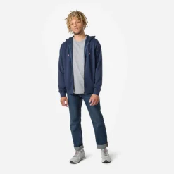 Rossignol Pulls Et Sweats<Sweat &agrave; capuche zipp&eacute; molletonn&eacute; Logo Homme Dark Navy