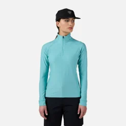 Rossignol Vêtements|Hauts Et T-shirts<T-shirt &agrave; manches longues demi-zip Westweg pour femme Caribbean