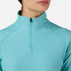 Rossignol Vêtements|Hauts Et T-shirts<T-shirt &agrave; manches longues demi-zip Westweg pour femme Caribbean