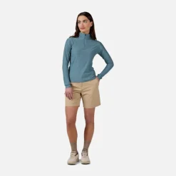 Rossignol Vêtements|Hauts Et T-shirts<T-shirt &agrave; manches longues demi-zip Westweg pour femme Atlantis