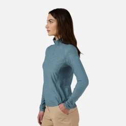 Rossignol Vêtements|Hauts Et T-shirts<T-shirt &agrave; manches longues demi-zip Westweg pour femme Atlantis