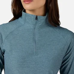 Rossignol Vêtements|Hauts Et T-shirts<T-shirt &agrave; manches longues demi-zip Westweg pour femme Atlantis