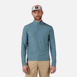 Rossignol Vêtements|Hauts Et T-shirts<T-shirt &agrave; manches longues demi-zip Westweg pour homme Atlantis