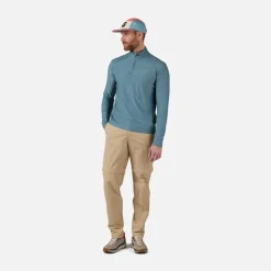 Rossignol Vêtements|Hauts Et T-shirts<T-shirt &agrave; manches longues demi-zip Westweg pour homme Atlantis
